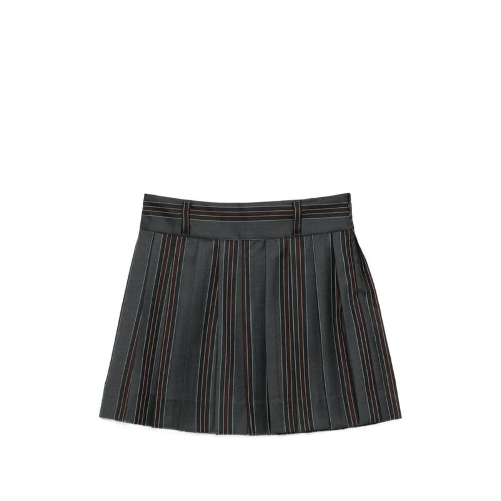Enfants Riches Déprimés Grey Skirts - Pleated Skirts Women